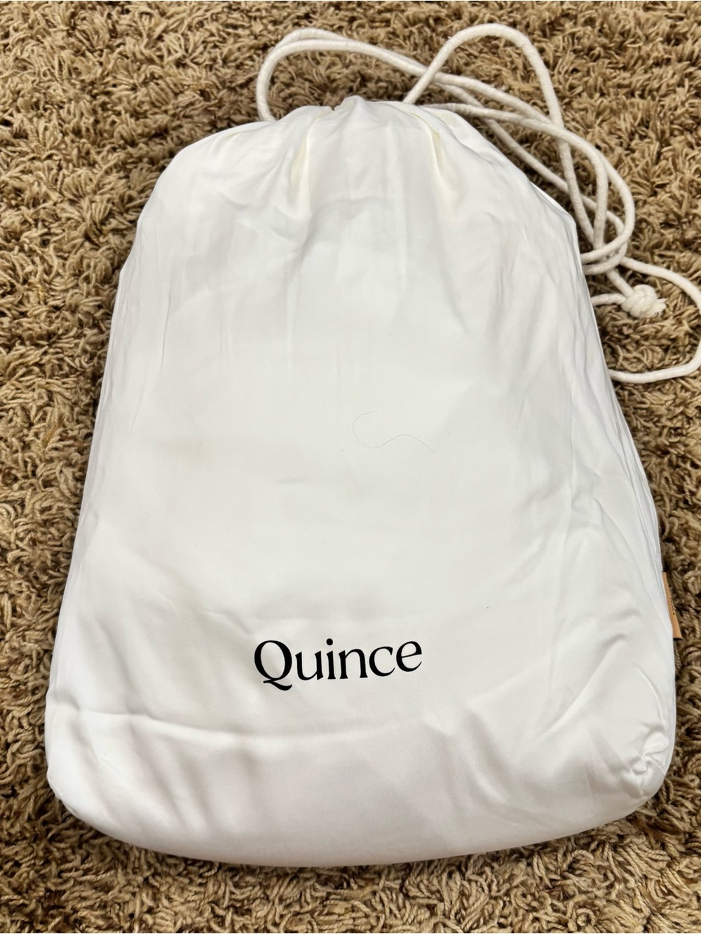 Quince 100% Organic Bamboo Twin Sheet Set White 3 Piece Set NWOT